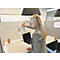 Legamaster Séparation de table pour tableau blanc Elements, acier émaillé, y compris 2 pinces de table, L 1200 x H 600 x P 11 mm
